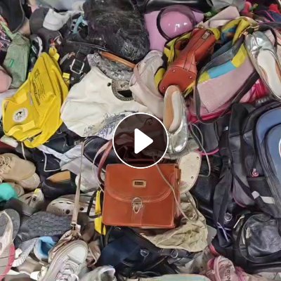 长期大量出售旧衣服黑料，包包，鞋子都有，现货有7吨左右