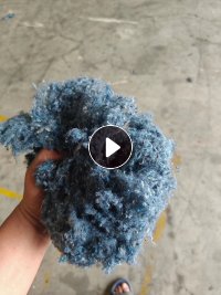 出售开松好的蓝棉，隔音棉开松料，再生棉