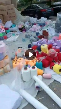 出售涤棉棉纱,机头线,现货有两吨,货在浙江绍兴