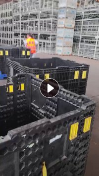 出售上等PP黑色周转箱废料,总数量2632吨