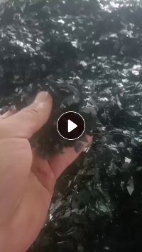 长期出售黑色阻燃pc片材破碎料，已清洗，现货20吨