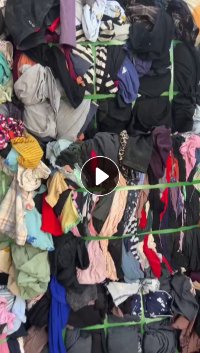 大量出售旧衣服，旧衣服擦机布，现货20吨左右