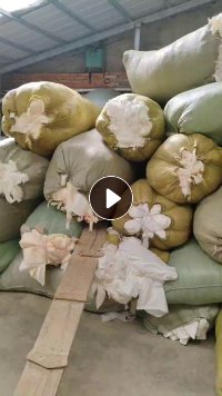 大量出售白色涤纶废布，涤纶碎布