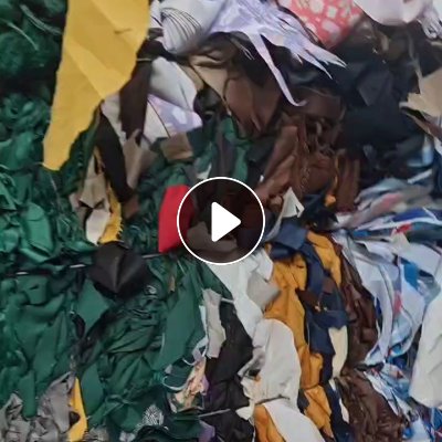 大量涤纶箱包碎布，月供300吨