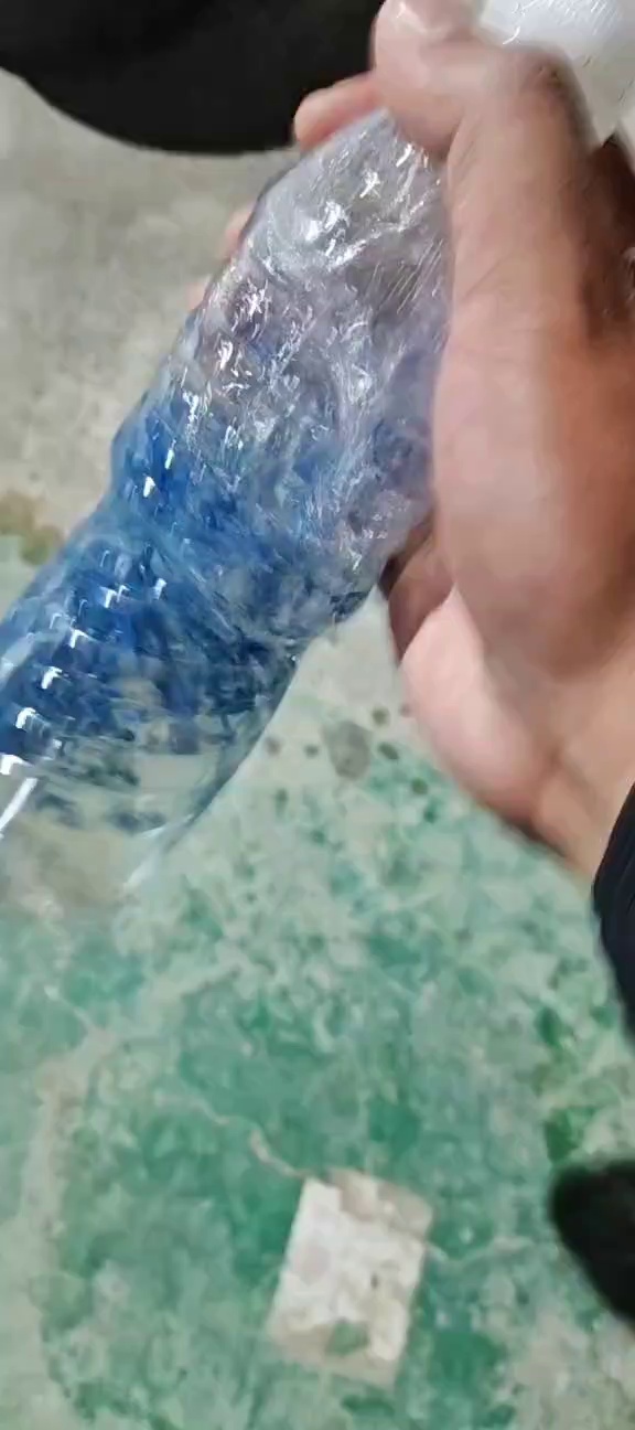 出售蓝色的pp无纺布颗粒，pp颗粒，150目，全漂，现货10吨左右