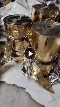 出售PET烫金膜打绳料