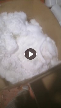 出售白色的涤纶废丝，涤纶干丝，筒子丝，现货五六吨