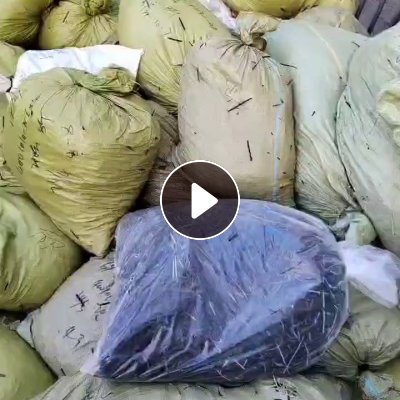 出售黑色尼龙扎带毛料，现货十几吨