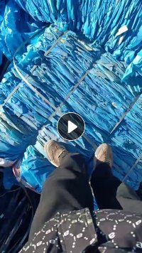 出售PE蓝膜白膜，高压膜，包装棉花下来的，现货9*6一车