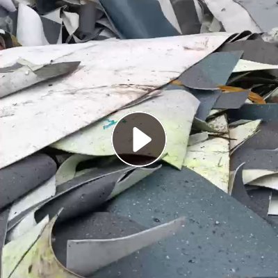 出售公交车上的PVC地板革废料，现货40吨左右