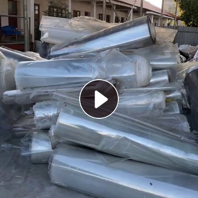 出售透明pet卷筒膜，现货15吨左右，还有奶白和米黄的pet卷筒膜