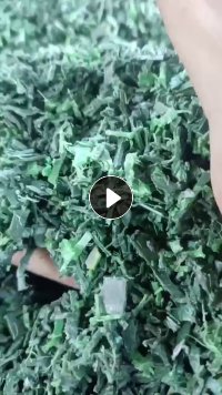 出售水洗pet绿色打包带破碎料，现货60吨