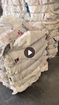 出售水洗奶白袋，现货30吨