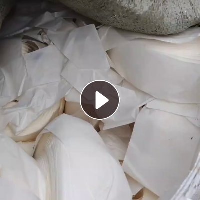 出售白色硅油纸废料