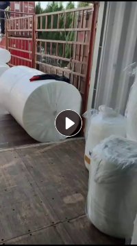 长期出售无纺布卷材，无纺布边角料，有黏胶，涤纶，涤丙复合的，货在山东青岛