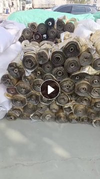 出售PET烫金膜，打绳料，现货差不多九米六一车