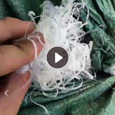 出售白色PP刨丝刨花料，板材切下来；现货十来吨