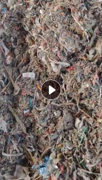 长期大量回收清洗过的纸厂废料沉底渣,做燃料用