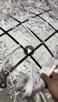加工厂处理纯白铜版纸边角料