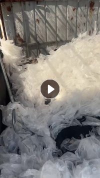 出售低压PE菌菇膜废料，脱渣干净的，