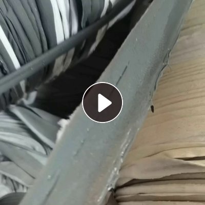 长期出售锦纶废布带一层pvc，打绳料，有点弹力，锦纶切边条，现货四五吨，月供50吨左右