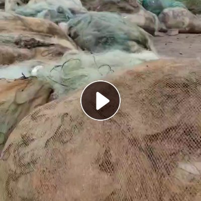 出售废旧渔网，尼龙鱼网，量大