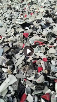 厂家出售车灯PC破碎料 ，黑白灰干净  300多吨