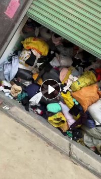 长期出售旧衣服统货，县城小区收来的，每个月有30-40吨，货在福建漳州