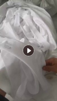长期出售服装下脚料，白色涤纶料，厂在山东临沂