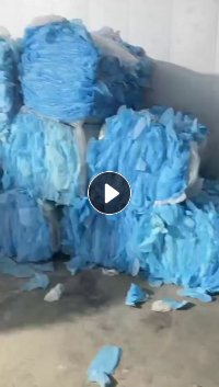 出售复合无纺布边料,做马桶垫下来的,白色蓝色共几十吨