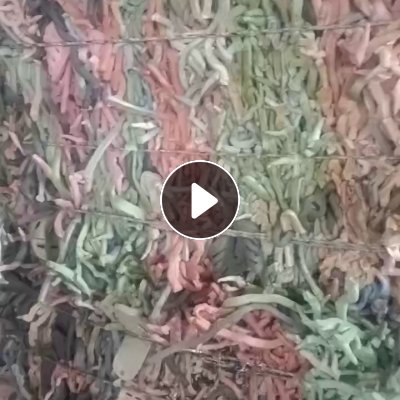 鞋子下来的EVA边角料，打好捆