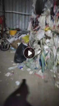 出售打包站下来的杂膜油纸废料