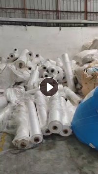 回收干造奶白袋，高压卷筒