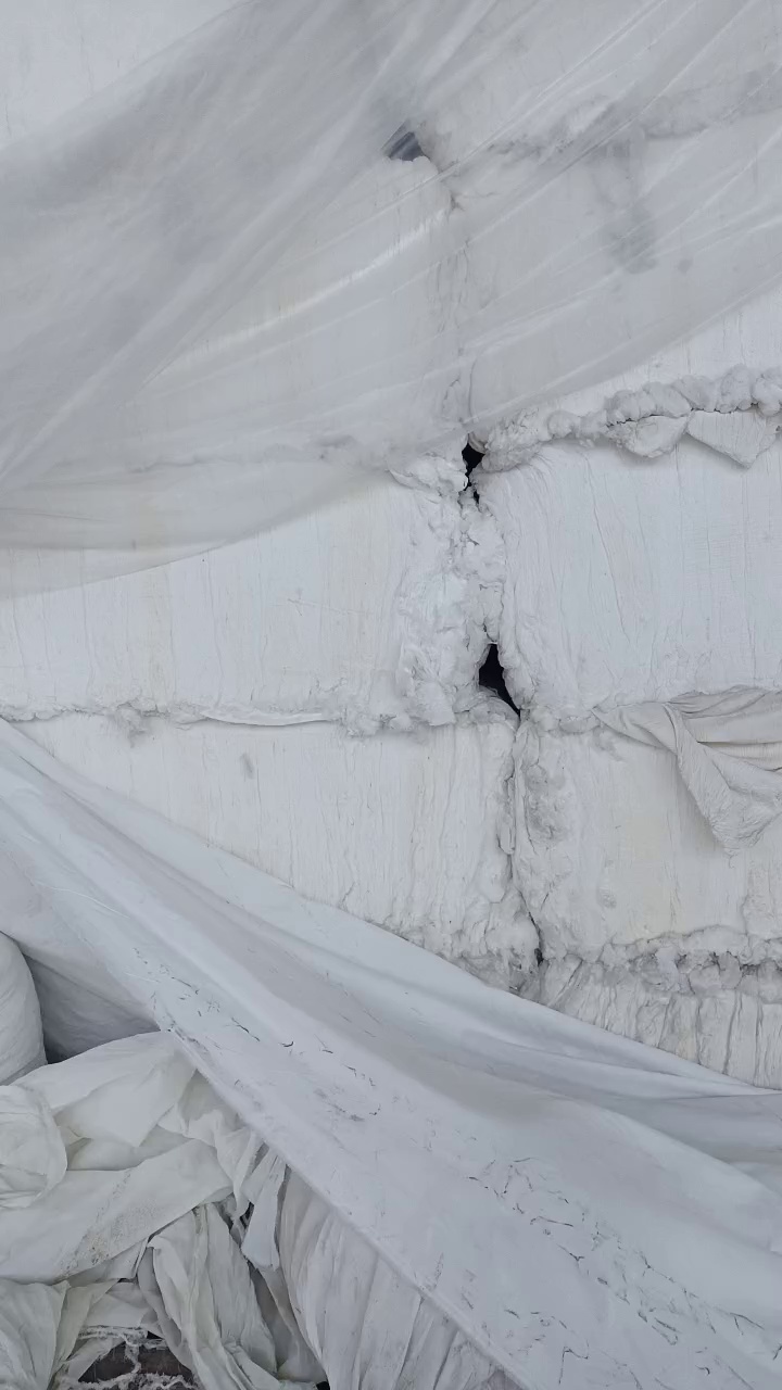 长期出售氨纶废丝开出来的化纤棉，氨纶化纤棉，月供50吨左右