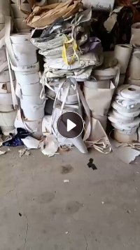 长期出售PVC墙纸废料,有杂色和白色