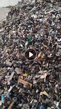 出售铁厂静电筛选的破碎料，上涡电流水洗料，现货够车