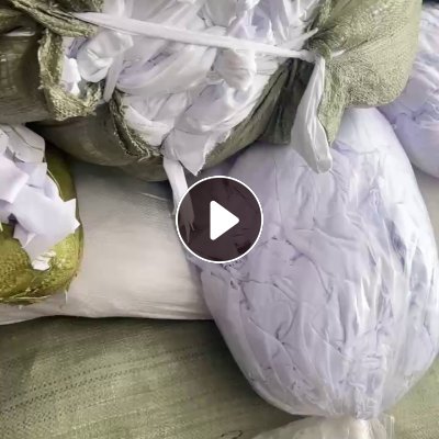 长期出售白色针织涤纶废布，涤纶废布，针织废布，现货20吨左右