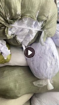 长期出售白色针织涤纶废布，涤纶废布，针织废布，现货20吨左右