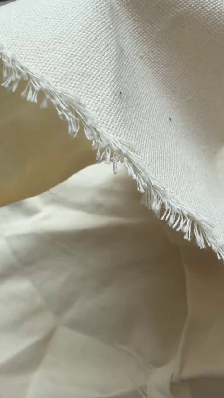 长期出售涤棉帆布下脚料，有白色米色，现货10多吨，厂在河南周口