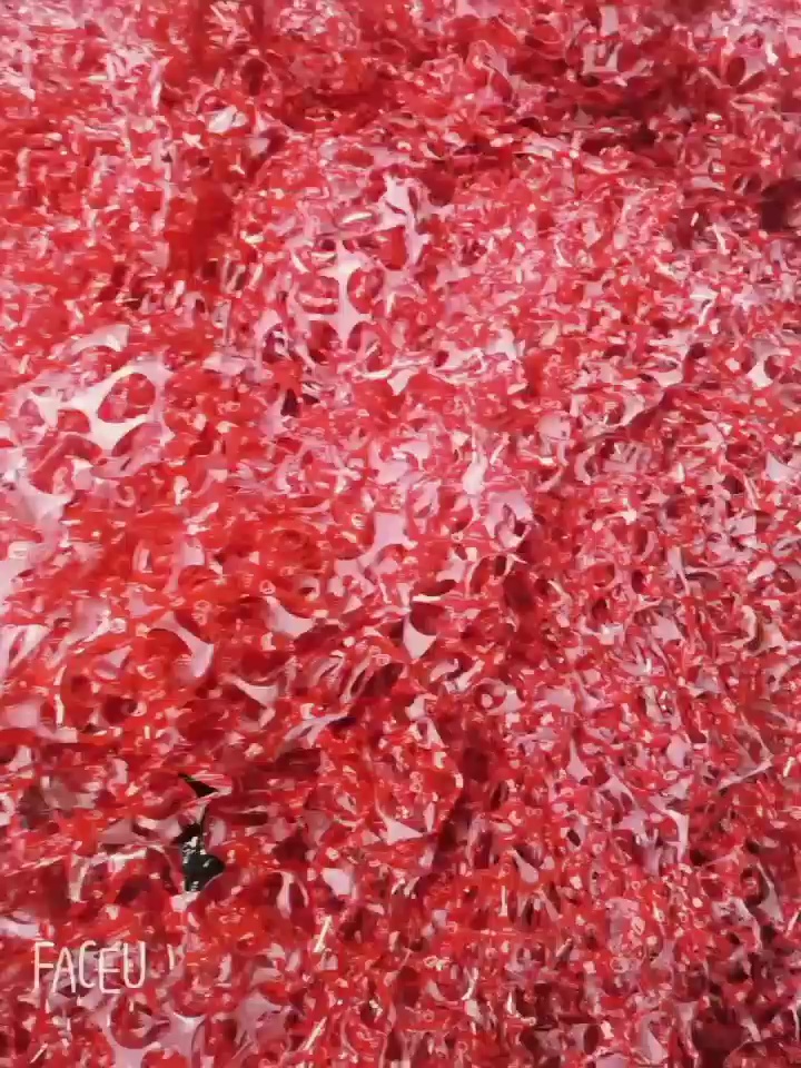 出售红色PET破碎料，现货十几吨，年供200吨，浙江湖州