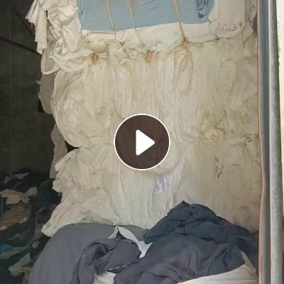 长期出售染厂下来的杂色涤纶废布，涤纶布，现货四十吨