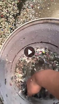 出售PP商标纸上漂料，含5%沉底，月供两百吨