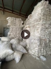 出售干造高压膜废料，缠绕膜和平板膜分开打的