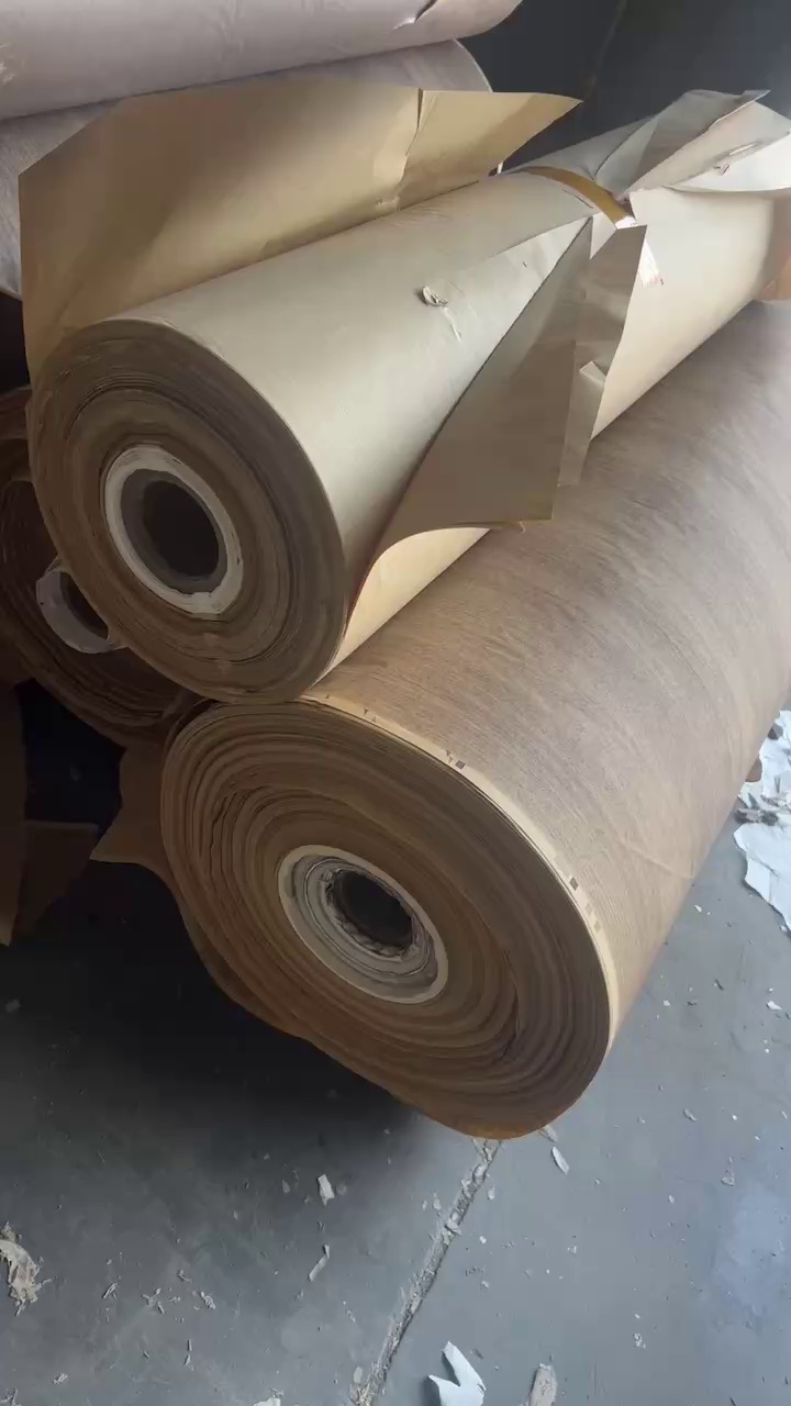 长期出售卷筒家具牛皮木纹纸