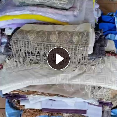 现货处理一批成品窗帘，窗帘纱，大块布，新款金丝银线，镂空纱，老款纯花布无纱，还有一些大块布