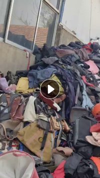 长期出售旧衣服黑料，一天2-3吨，货在山东潍坊