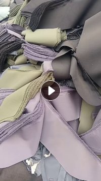 长期出售涤纶碎布，带轻浆，现货30多吨，可开花，做泡料