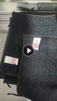 出售黑色涤纶毛巾，成品毛巾