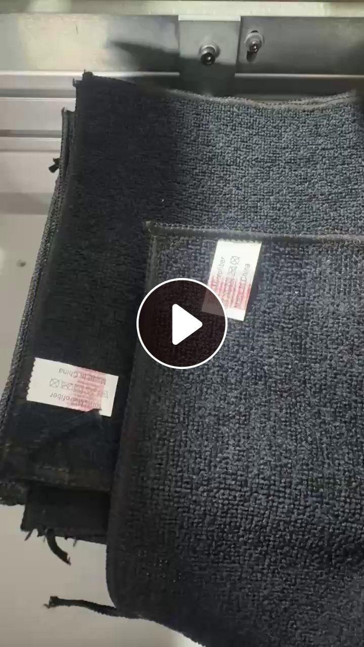 出售黑色涤纶毛巾，成品毛巾