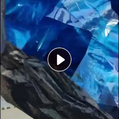 出售PET蓝膜废料，轻胶，现货十几吨